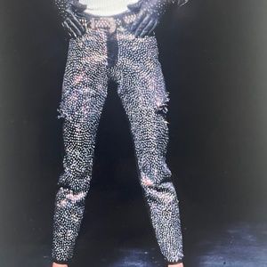 Morphine X Free People Crystal Sky Embellished Couture Jeans-A711